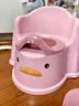 儿童马桶坐便器女宝宝小马桶婴幼儿专用便盆小男孩训练蹲便器尿盆 儿童坐便器- 粉色- 适用1-5岁 实拍图