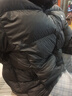 骆驼火山羽绒服男冬新款加厚连帽保暖面包服女城市轻户外 黑色 男女同款,7674B 3XL 实拍图