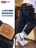 李维斯（Levi's）儿童牛仔裤秋季男童女童原牛软牛仔休闲长裤 星空蓝 实拍图