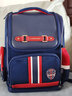 剑桥树书包小学生男孩1-3-6年级儿童减负护脊大容量双肩包 大码藏青红 实拍图