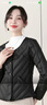 雅鹿2024新款羽绒内胆女修身轻薄贴身内穿保暖羽绒服内搭短款马甲 黑色 XL 推荐115-125斤 实拍图