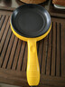 灿翔迷你插电小煎锅荷包蛋锅包蛋饺不粘锅煮蛋器多功能电热锅 单锅(黄色) 14.5cm 实拍图