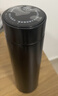 宅轻松 智能温显保温杯304不锈钢办公男女大容量商务茶水分离水杯黑色 实拍图