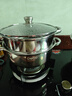 Debo德铂罗森304不锈钢汤锅双层蒸锅煲汤炖煮熬粥汤奶锅28cm  实拍图