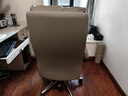 顾全电脑椅工学椅家用可躺办公椅按摩加热老板椅环保真皮C570H金咖皮 实拍图
