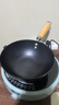 章丘迷你小铁锅炒菜煎锅1-2人家用不粘奶锅无涂层电磁炉燃气灶用 【0氟无涂层】小炒锅带盖 20cm 实拍图