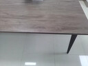 安定家会议桌长桌简约现代简易书桌大长工作台小型洽谈桌子办公桌椅组合 长160*宽80 深胡/浅胡/灰橡/金橡 实拍图