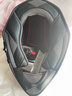坦克T127摩托车头盔全盔四季双镜片防雾电动车安全帽白色刀锋红L 实拍图
