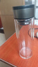 【京东物流配送】高硼硅双层玻璃杯大容量泡茶杯水杯子茶水分离杯 【双层加厚】茶杯350ml1只 实拍图