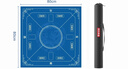 京东京造 掼蛋专用桌布扑克牌棋牌室比赛专用桌垫 打麻将牌防水桌布绒面 实拍图