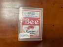 Bee扑克牌小蜜蜂扑克牌 娱乐德州扑克 宽牌耐用 红色1副装 实拍图