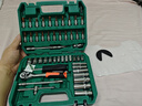 绿林（GREENER）54件专业汽修套筒扳手修汽车工具箱套装家用小飞棘轮快速扳手套筒 实拍图