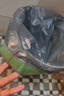 e洁抽绳垃圾袋灰色45*50cm4包共360只单面1丝免撕家用加厚垃圾袋分类 实拍图