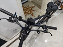 永久锂电池助力电动自行车禧玛诺变速超长续航山地车男女士双碟刹单车 F58摩天灰【助力续航约20-30KM】线碟 26英寸 实拍图