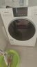 松下（Panasonic）白月光滚筒洗衣机10公斤超薄大桶径纯平全嵌泡沫净光动银除菌除螨变频电机羊毛羽绒洗 XQG100-NVAE【光动银除菌】 实拍图