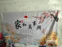 温恋电视机防尘罩套65寸75寸85寸遮盖布2026新款轻奢盖电视机的防尘布 万事兴 75英寸 实拍图