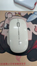 英菲克（INPHIC）M1二代无线蓝牙鼠标可充电办公轻音电量显示便携人体工学三模适用苹果惠普华为笔记本电脑ipad通用 【100%右手选这个+侧翼指托+光面】拿铁杏 实拍图