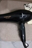 康夫（CONFU）电吹风机家用大功率2200W冷热风专业发廊级理发店恒温吹风筒机KF-8953 【家用发廊】大风力速干专业款 黑金 实拍图