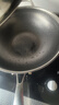 赫巴兹（HZIB）德国不粘锅316不锈钢炒锅炒菜锅具少油烟平底炒锅电磁炉燃气通用 双面屏+组合盖内径32外径 34cm 实拍图