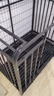 北鼻狗【升级全管加强 】狗笼中型犬大型犬狗笼子宠物狗狗笼子金毛用品 升级四面全管底部加强 黑色 110*75*90CM 建议100斤内 实拍图