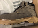 海澜之家HLA新年礼物情侣靴大黄靴男舒适秋冬马丁靴子男 T249卡其色40 实拍图