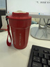 SZTAA保温杯水杯高颜值学生咖啡杯便携316不锈钢长效保温随行杯可乐杯 烈焰红480ml【316+杯刷】 实拍图