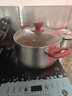 爱仕达（ASD）汤锅316L食品级加厚不锈钢煮粥锅复底蒸奶锅24CM燃气电磁炉通用B5 实拍图