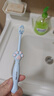 舒客宝贝儿童牙刷含氟刷丝防蛀细软刷毛护龈小刷头换牙期猫爪刷6-12岁1支 实拍图