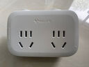 公牛（BULL）插座扩展器一转多/一转三插座/转换插头/转换器/插排/插线板 适用卧室、厨房  3位分控 蓝白 实拍图