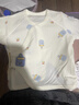 【婴儿春夏半背衣】2件装0-3月初生婴儿a纯棉无骨半背衣春夏款 四季款-2件装(蒲公英+系带熊) 52 实拍图