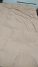 水星家纺羽绒被95%白鹅绒被子冬季加厚冬被芯双人羽绒被200cm×230cm-1000g 实拍图
