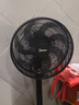美的（Midea）【超级单品】七叶轻音立式电风扇家用柔风落地扇台式桌面小型风扇大风量节能摇头宿舍电扇 SAF30AB 实拍图