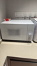 米家小米微波炉家用小型多功能 小尺寸平板式易清洁 大火力均匀加热 机械式旋钮易操作 台式大容量20升 实拍图