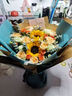 艾斯维娜鲜花速递向日葵混搭花束生日礼物全国同城配送 向日葵香槟韩式花束 实拍图