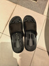 京东京造【浴室拖】拖鞋男士软弹速干漏水拖鞋eva浴室凉拖熠光黑42-43 实拍图