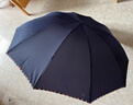 天堂 双人晴雨伞三折 遮阳伞10骨加大加固抗风易甩干大伞 3311深藏青 实拍图