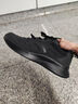 安踏男鞋运动鞋男秋冬季皮面软底轻便休闲防泼水减震慢跑黑色跑步鞋子 【热卖爆款-革面防泼水】黑/深灰-8 42 (260mm) 实拍图