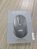 联想（Lenovo）无线蓝牙双模充电鼠标  便携办公鼠标人体工学设计 适用台式机一体机笔记本平板 M28黑色 实拍图