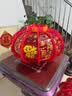 2026元宵新年灯笼七彩旋转led走马灯阳台吊灯大门口春节乔迁福字 豪华全闪流水款（一对） 150直径80厘米（适合4米门和别墅大门） 实拍图