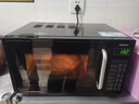 格兰仕【国家补贴】家用微波炉微烤一体机烤箱光波炉700瓦节能省电 20升平板易清洁 快速解冻智能菜单DG 黑色（微波烧烤一体） 实拍图