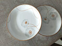 陶瓷碗家用喜庆乔迁新居碗碟餐具套装岁月静好饭碗 岁月静好2个装圆盘【7英寸】 实拍图
