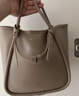 CHARLES&KEITH大容量通勤单肩托特包子母包生日新年礼物送女友CK2-30782647 Taupe灰褐色 M 实拍图