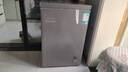 美的（Midea）专利减霜KMF囤货冰柜 冷藏冷冻冷柜转换节能大冰柜卧式家用商用冰柜小冰政府补贴冰箱 【减霜80%】100L*小户型优选 100L 实拍图