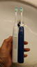 飞利浦（PHILIPS）电动牙刷钻石3系 生日礼物 情侣款送男生女友 微泡水流 5大模式 HX5181 蓝白双支 实拍图