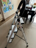 杜邦（DU PONT）梯子家用折叠铝合金梯加厚人字梯登高梯爬步安全梯扶梯楼银色4步 实拍图