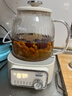 美的（Midea）花漾0胶水全玻璃养生壶 多功能煮茶壶 母婴烧水壶 恒温电热水壶 全自动一体煮茶器1.2L YS12B302J 实拍图