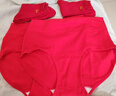 都市丽人本命年女士内裤马年高腰收腹收肚子提臀纯棉红内裤红袜子新年结婚 实拍图