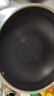 炊大皇 炒锅 304不锈钢炒菜锅煎锅 平底不粘炒锅32cm 可立可视盖不挑灶 实拍图