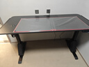 傲风A4Pro电竞桌实木电动升降办公电脑书桌子国家补贴黑带灯1.6*0.7m 实拍图