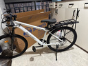 永久自行车成人山地车自行车学生男女铝合金变速公路自行车油碟单车 【铝架/全套轴承 油碟】蛟白色 27速 26寸【推荐155-185cm】 实拍图